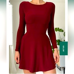 Rye Mini Dress *** Ethically Made in England  brand new 💯 NWT wine colored 🍷